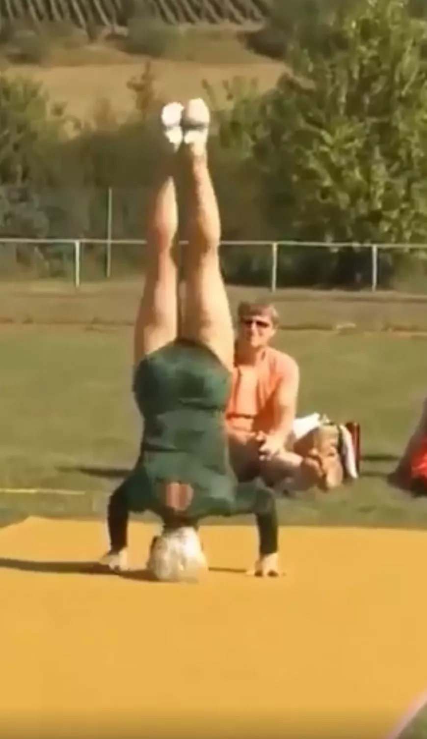 91 éves tornász